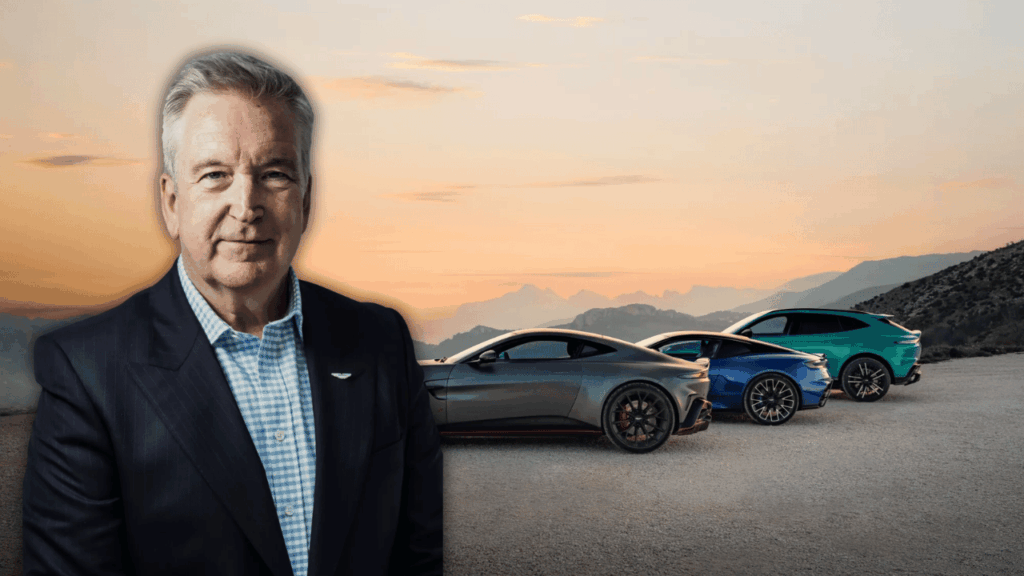 Aston Martins vd Adrian Hallmark avslöjar för Auto Express att märkets kommande generation sportbilar och suvar får en helt ny, gemensam plattform. Foto: Aston Martin
