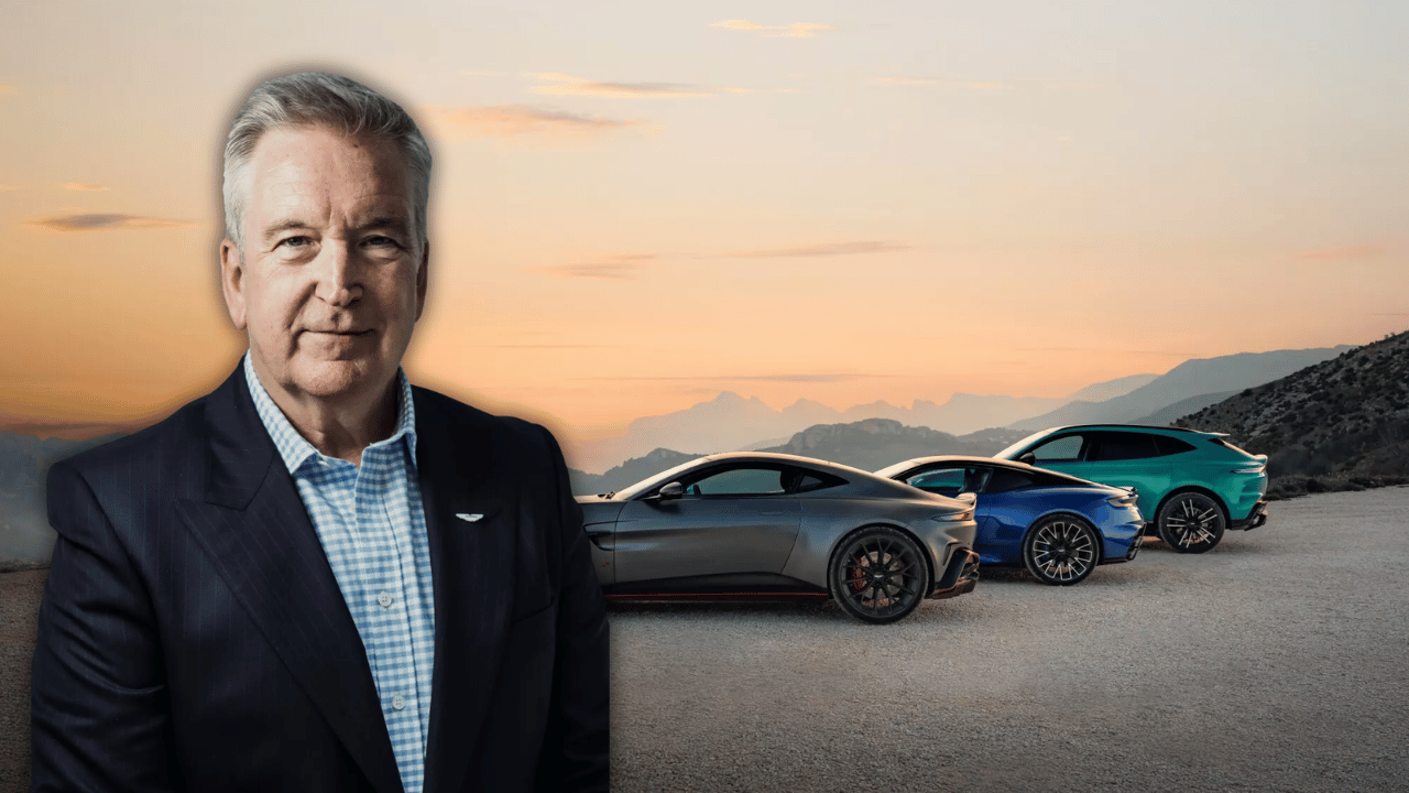 Aston Martins vd Adrian Hallmark avslöjar för Auto Express att märkets kommande generation sportbilar och suvar får en helt ny, gemensam plattform. Foto: Aston Martin