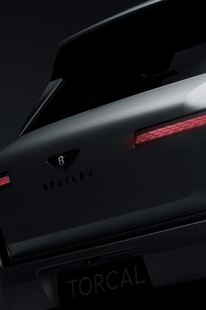 Den 23 september täcks Bentley Torcal av i London. Modellen blir lyxmärkets fjärde ben i produktportföljen och tar plats bredvid Continental GT, Flying Spur och suven Bentayga. Foto: Bentley