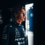George Russell laddar upp inför det belgiska grand prix-loppet på Spa, ovetande om det tekniska drama som väntade. Foto: Mercedes AMG F1