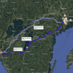 I stället för att enbart hitta den snabbaste vägen för en enskild bil testar Google nu nätverksoptimerad navigering i Maps och Waze. Foto: Google maps