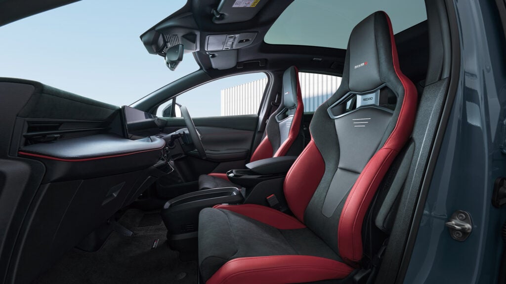 Interiör till Nissan Nismo Leaf.