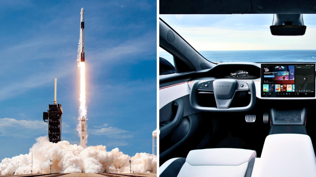 Kan det bli världens största sammanslagning? Snart vet vi mer. Foto: Space X och Tesla