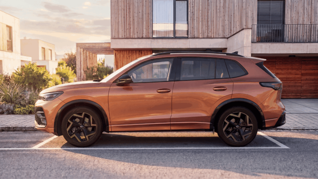 R-Line Exteriörpaket ger ett sportigt utseende. Foto: Volkswagen