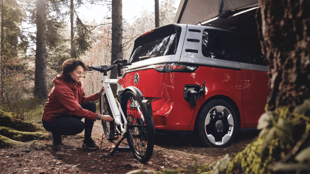 Volkswagens nya elcykel är mer än bara trampor och batteri. Med teknik lånad från bilvärlden ska den revolutionera säkerheten för cyklister. Foto: Volkswagen/n+