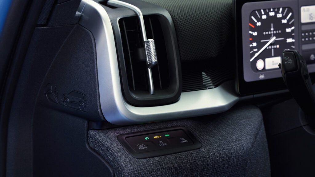 Detaljer i interiören VW ID. Cross.
