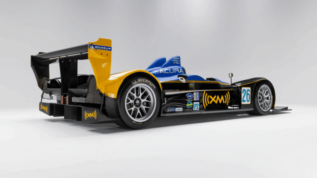 Den vinnande Acura ARX-01a från Sebring 2007 är den första bilen som HRC lägger ut till försäljning inom det nya arvsprogrammet. Foto: Honda