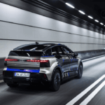 Med en luftmotståndskoefficient på 0,24 och ett särskilt effektivitetspaket pressar Audi A2 e-tron förbrukningen under 1,3 kWh per mil. Foto: Audi
