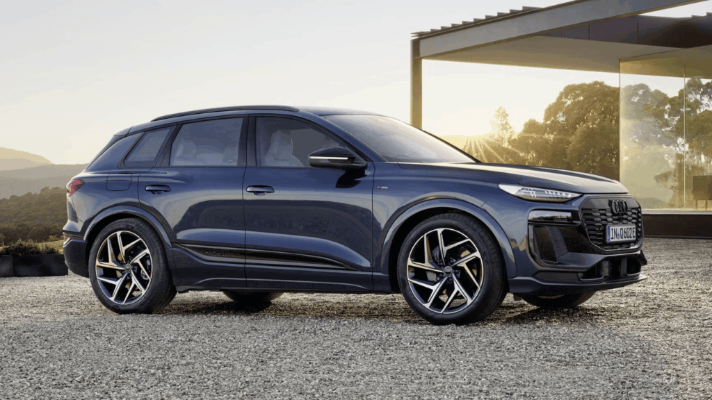 Tack vare den nya 800-volts PPE-plattformen bjuder Q6 e-tron på hög effektivitet och goda köregenskaper. Foto: Audi