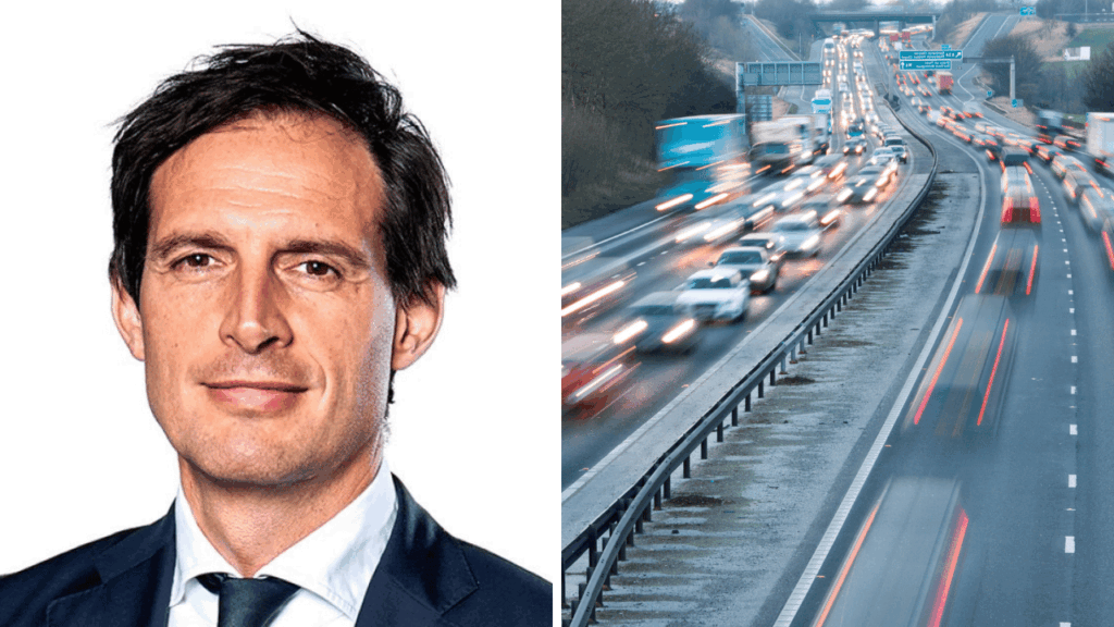 EU:s klimatkommissionär Wopke Hoekstra bekräftar kommissionens nya förslag som ger förbränningsmotorn fortsatt utrymme efter 2035. Foto: EU och Canva