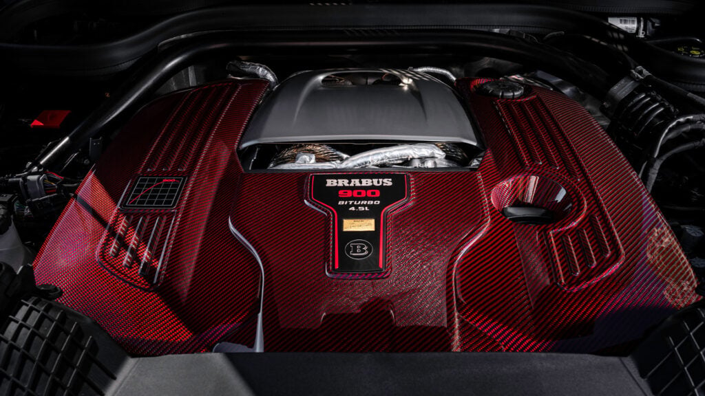 Motor i Brabus 900 Rocket Edition Cabrio.