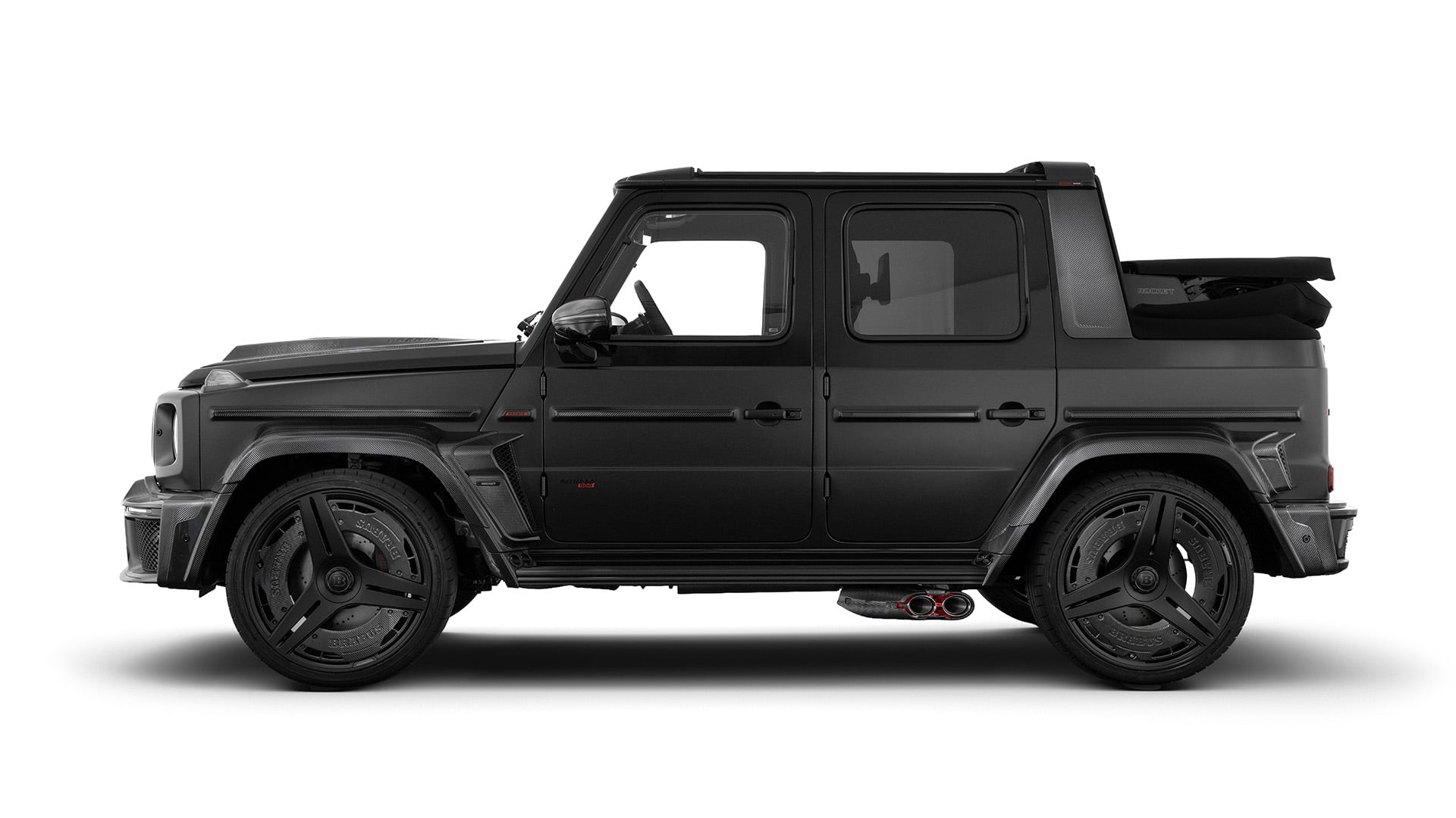 Brabus 900 Rocket Edition Cabrio i profil.