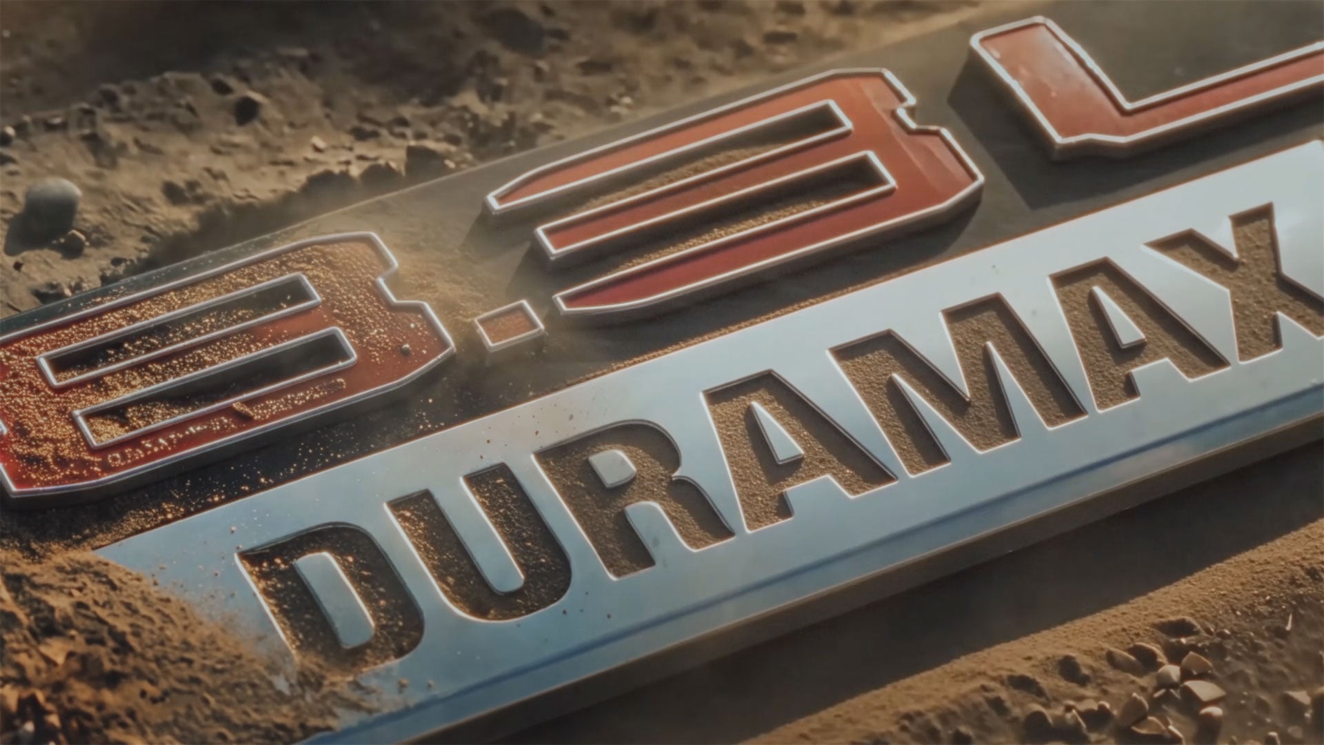 Datorrenderad logotyp för 8.3L Duramax.