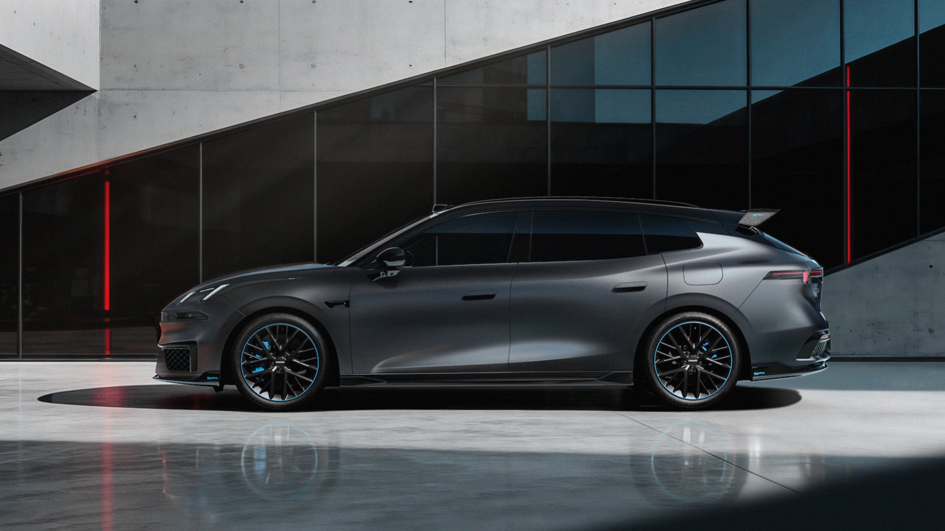 Lynk & Co 07 GT i profil.