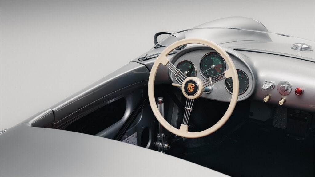 Ratt i en Hedley Studios Porsche 550 Spyder J.