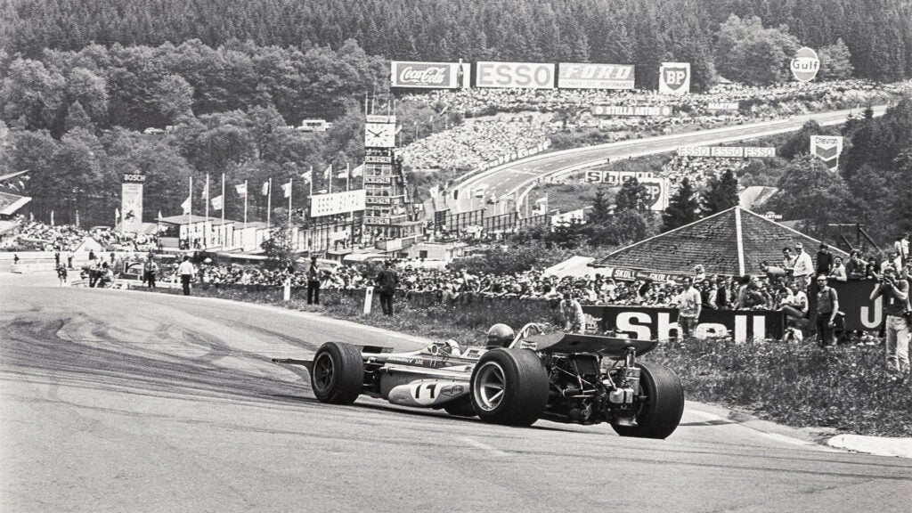 Kenneth Olausson, "Ronnie Peterson på Spa 1970". Utropspris: 25 000 SEK