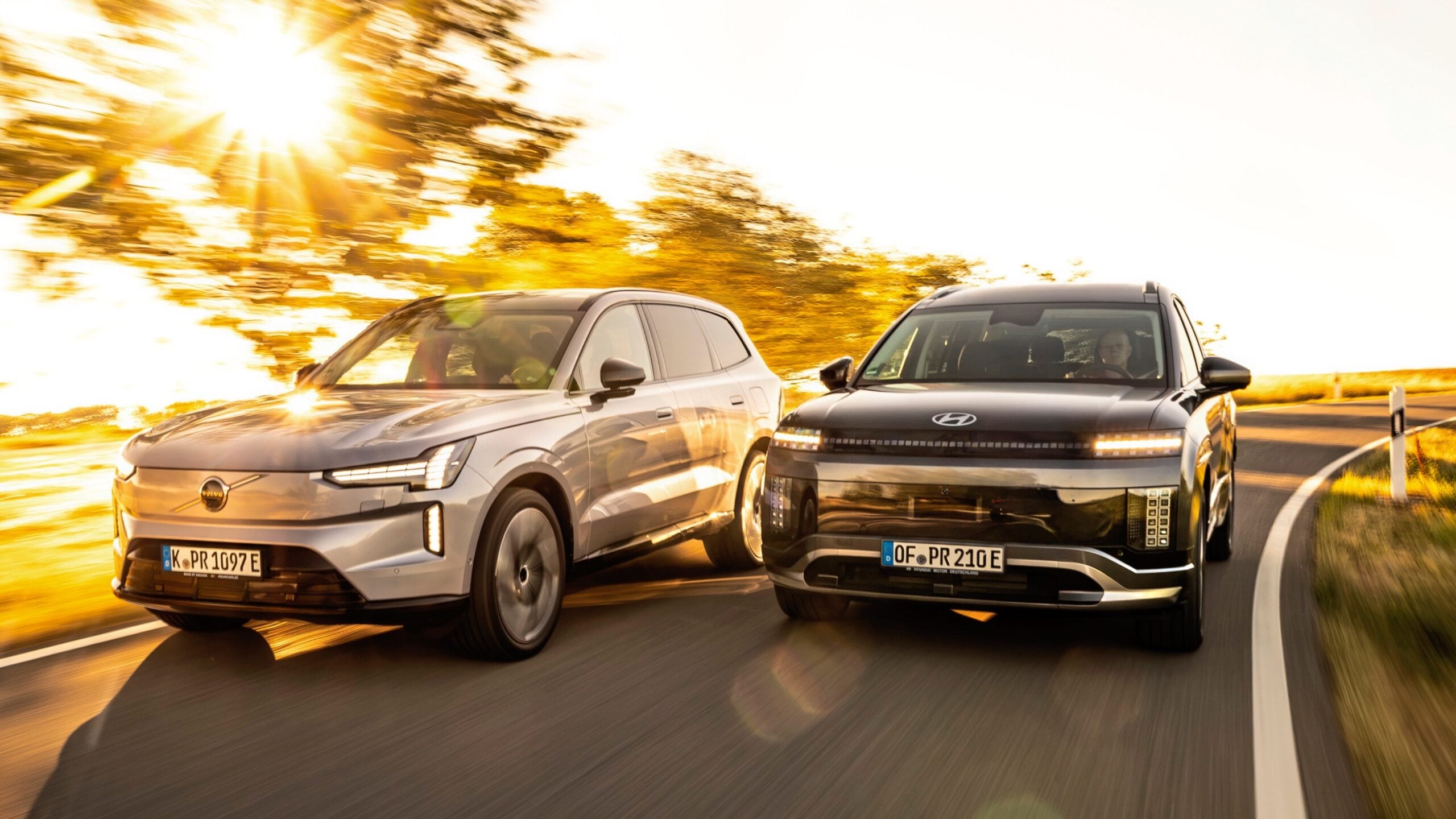 Test Volvo EX90 vs Hyundai Ioniq 9