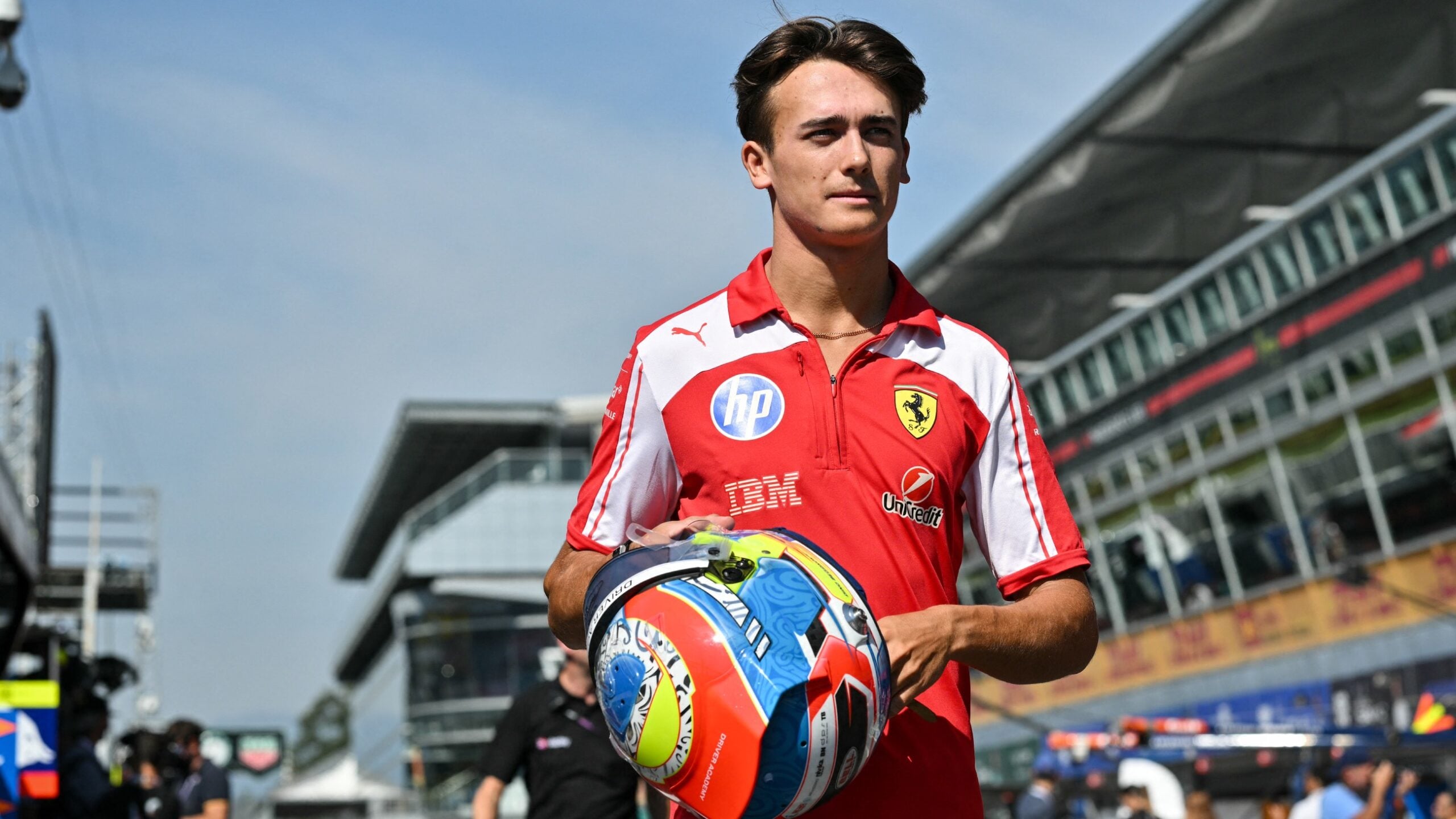 Dino Beganovic, Ferraris test- och reservförare i depån på Monza-banan