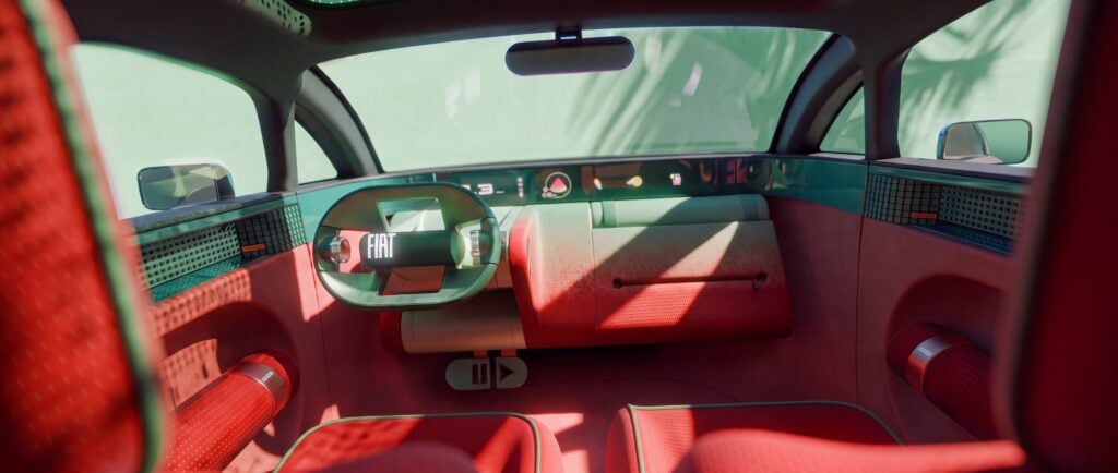 En bild på förarmiljön i Fiat Multiplay