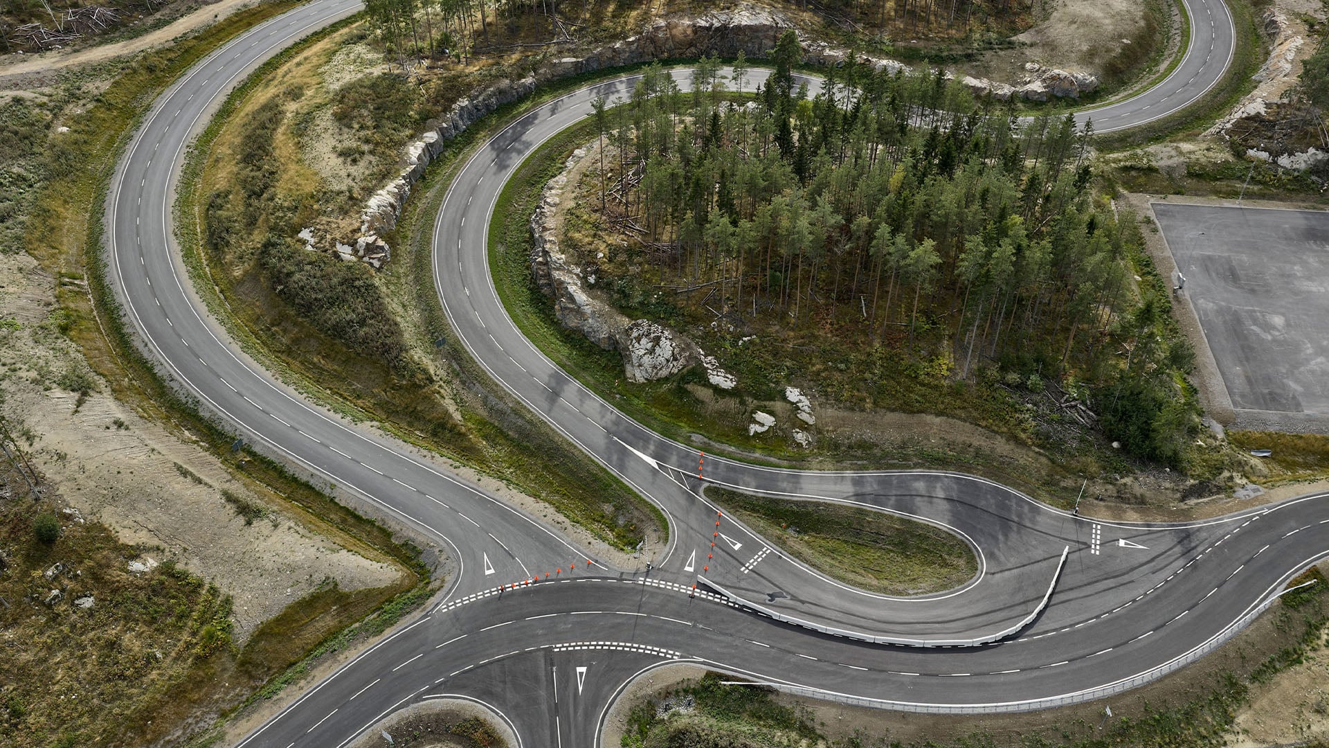 Översiktsbild Scania-anläggning.