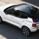 Volvo EX30 sedd snett bakifrån/uppifrån