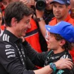 Mercedes stallchef Toto Wolff klappar om föraren Kimi Antonelli efter Monacos Grand Prix